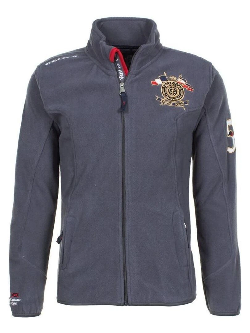Blouson polaire homme CAUBIN VENT DU CAP Gris
