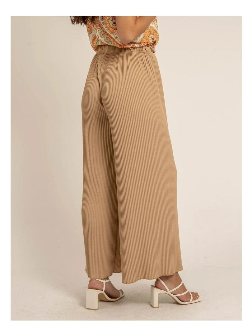 Pantalon plissé ELOU Beige