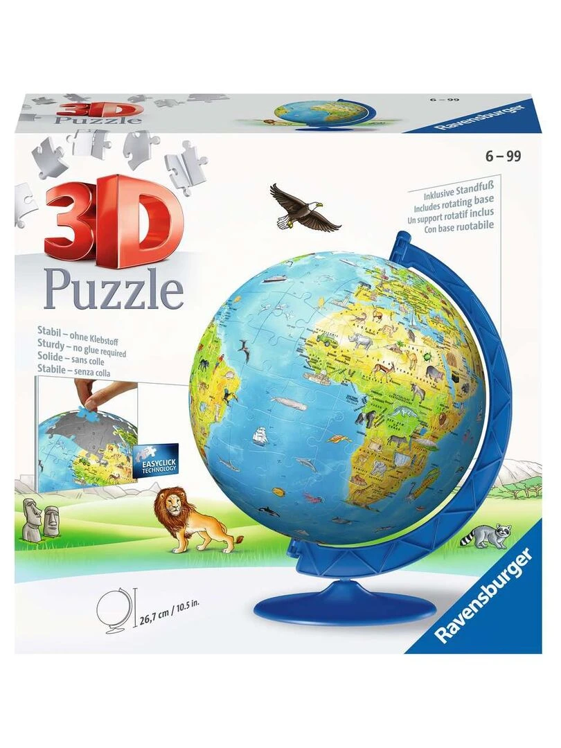 Puzzle 3d Globe Terrestre 180 Pieces N/A