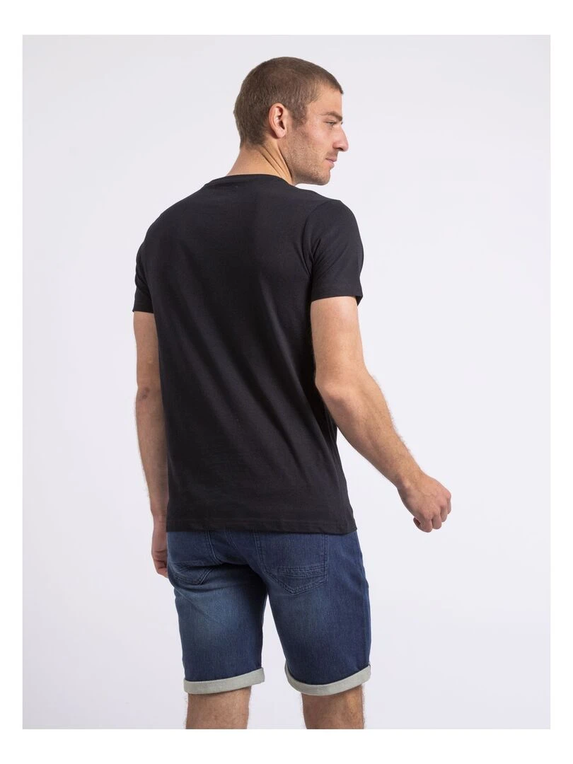 T shirt col rond NOUCAS Noir