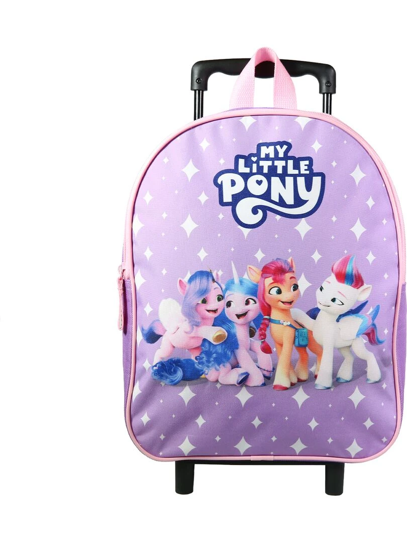 BAGTROTTER Sac à dos à roulettes 31 cm maternelle My Little Pony Violet Violet