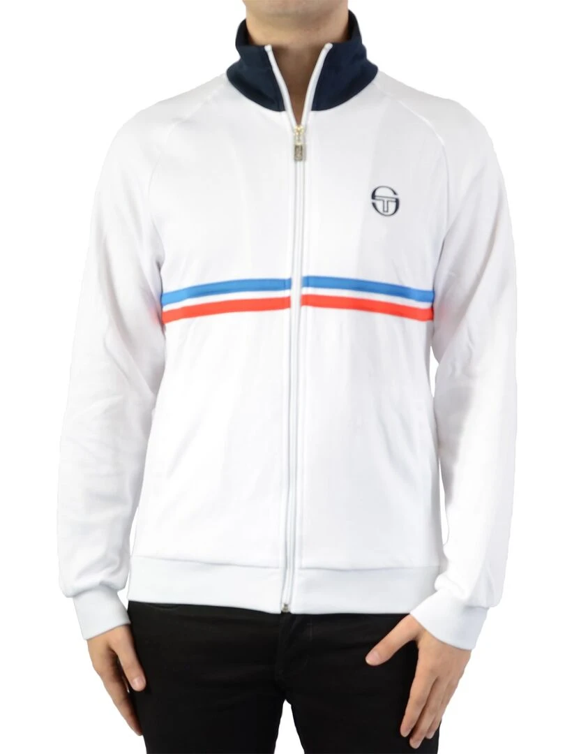 Sweat Zippé Sergio Tacchini Dallas Tracktop Blanc