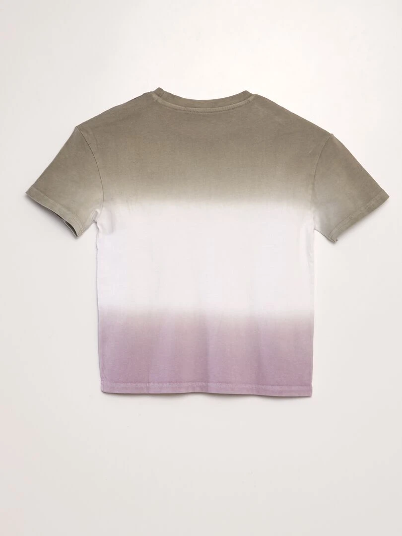 T shirt large tie and dye   Vert