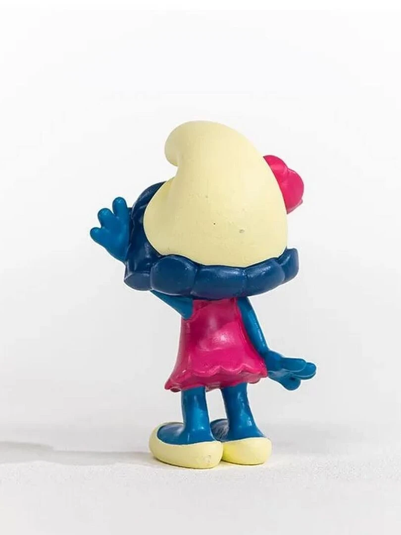 Figurine Schtroumpf : Schtroumpfette avec une fleur   N/A