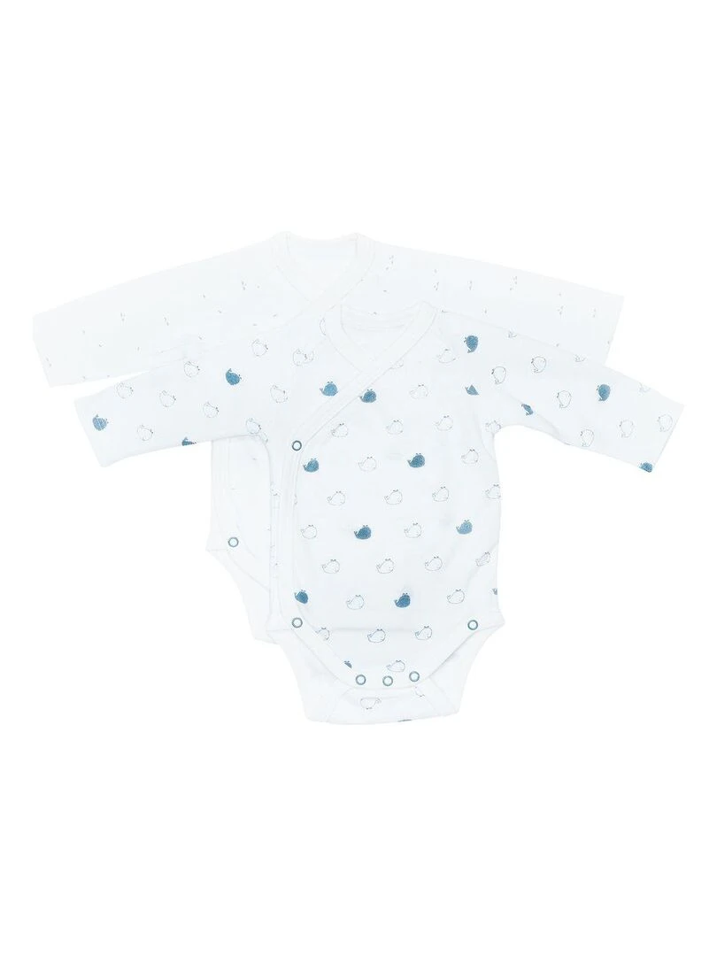 Bodies bébé à manches longues   SAUTHON   Blanc