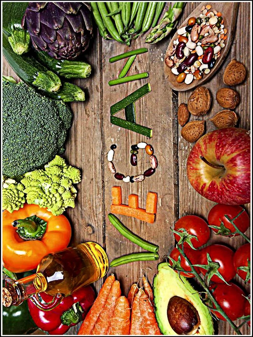Tapis de cuisine Vegan Multicolore