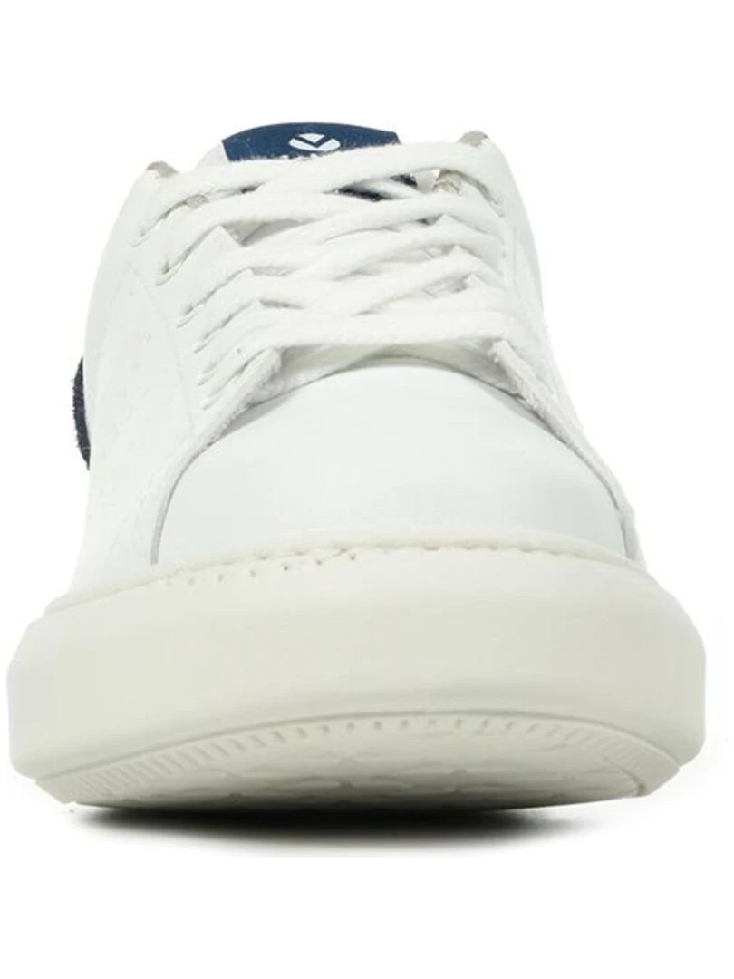 Baskets Victoria Milan   Blanc Bleu marine