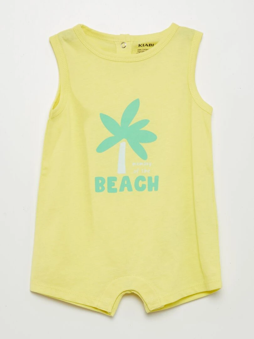 Lot de 2 barboteuses courtes   Vert