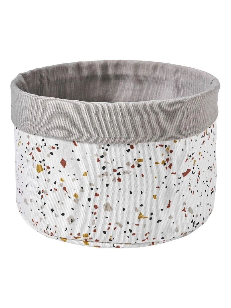 Guy Levasseur Lot de 2 paniers de rangement polycoton blanc Blanc