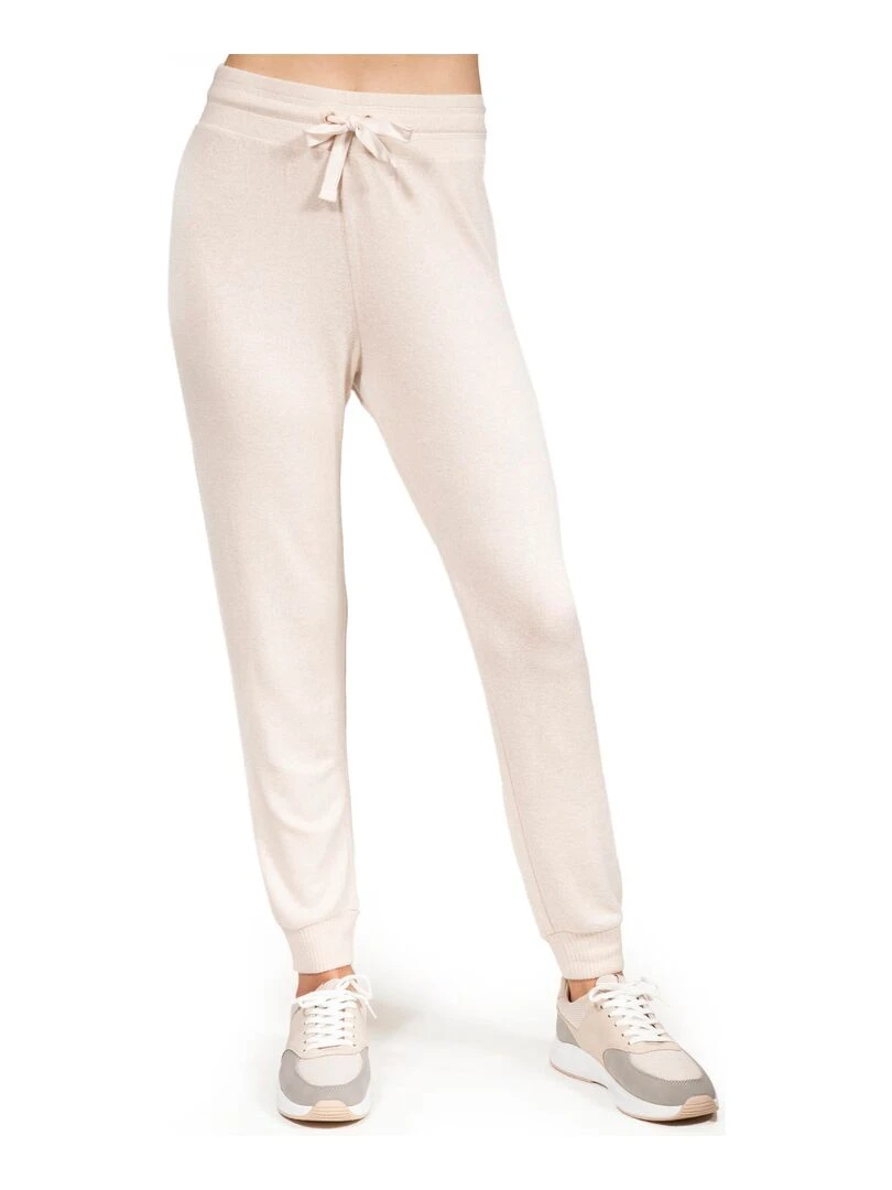 Pantalon jogger Femme Beige Beige