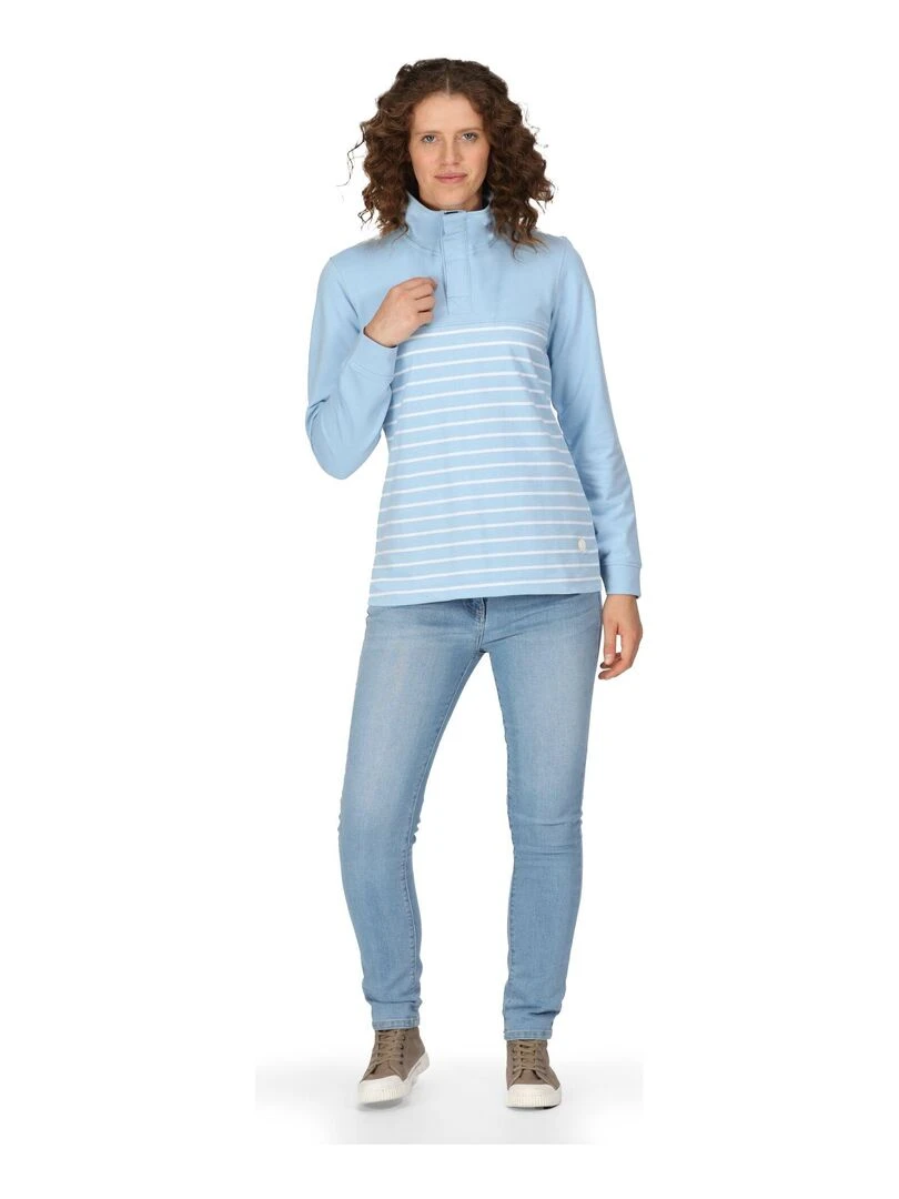 Regatta   Sweat BAYLA   Bleu Blanc