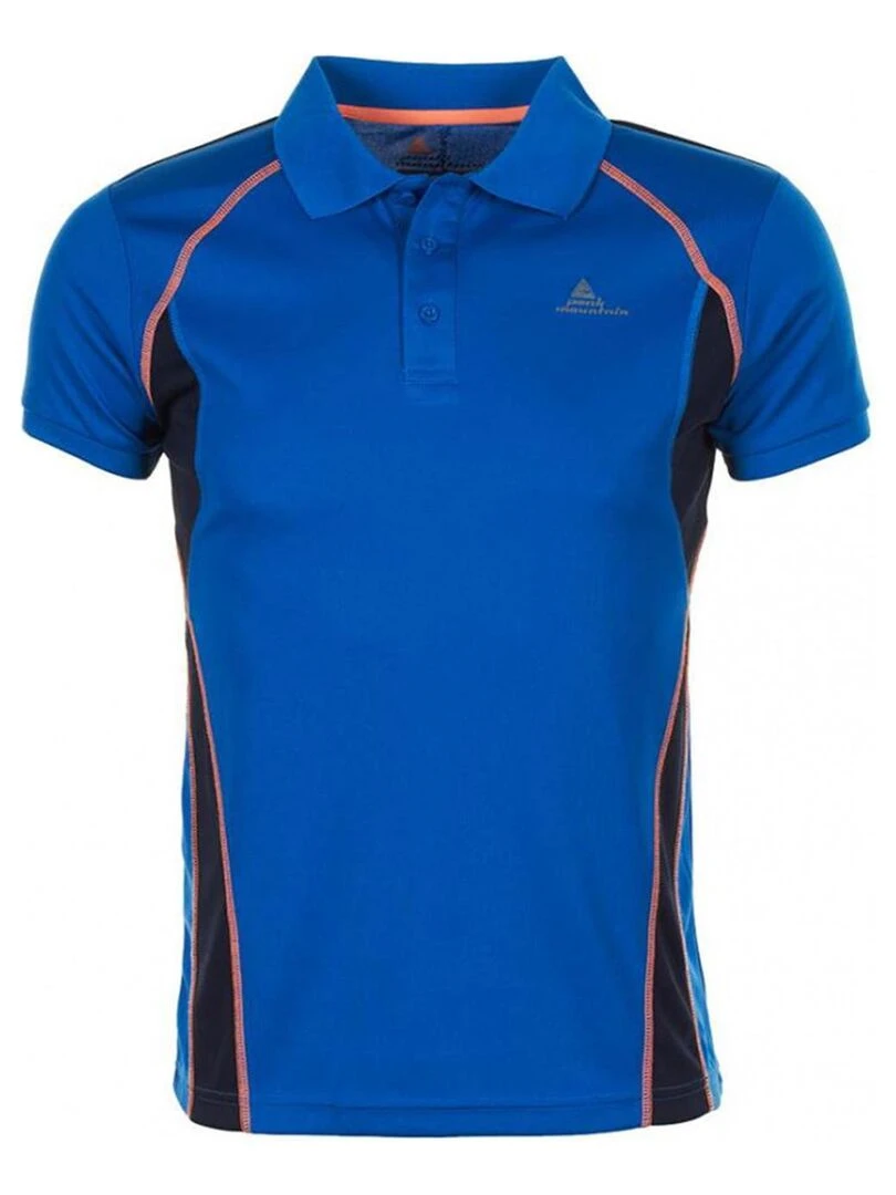 Polo manches courtes homme CALYPSO PEAK MOUNTAIN Bleu
