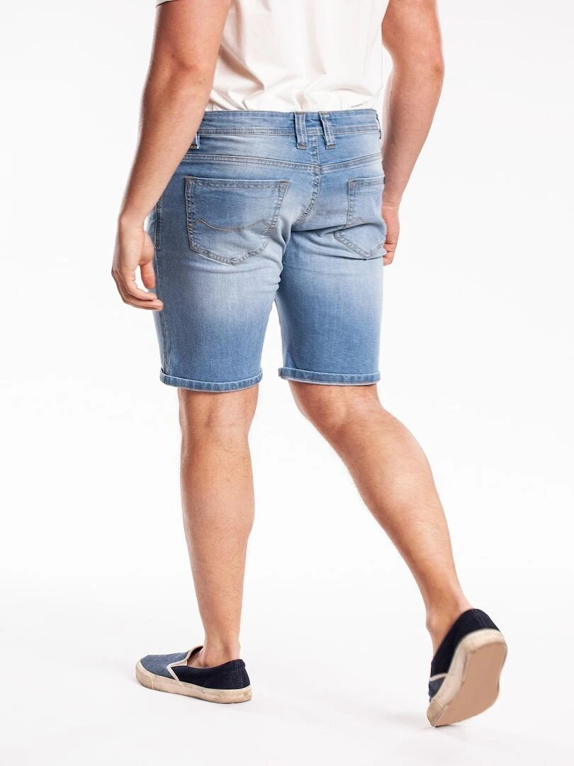 Bermuda 5 poches stretch Fibreflex® VALDER DENIM 'Rica Lewis'   Bleu