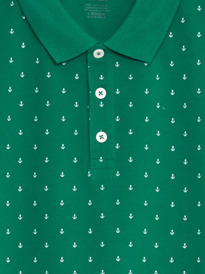 Polo fantaisie   Vert