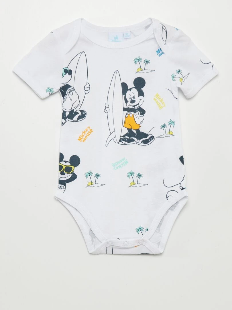 Lot de 2 bodies 'Mickey'   Vert