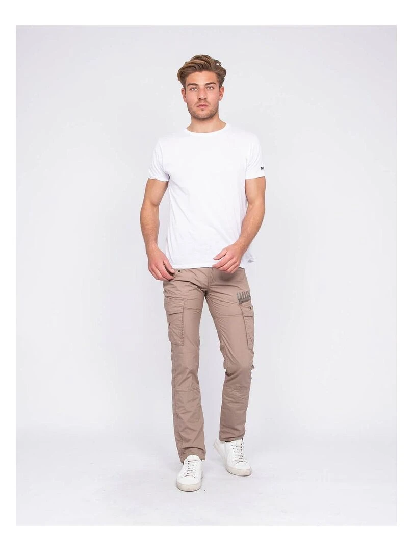 Pantalon battle CADILLAC   Marron