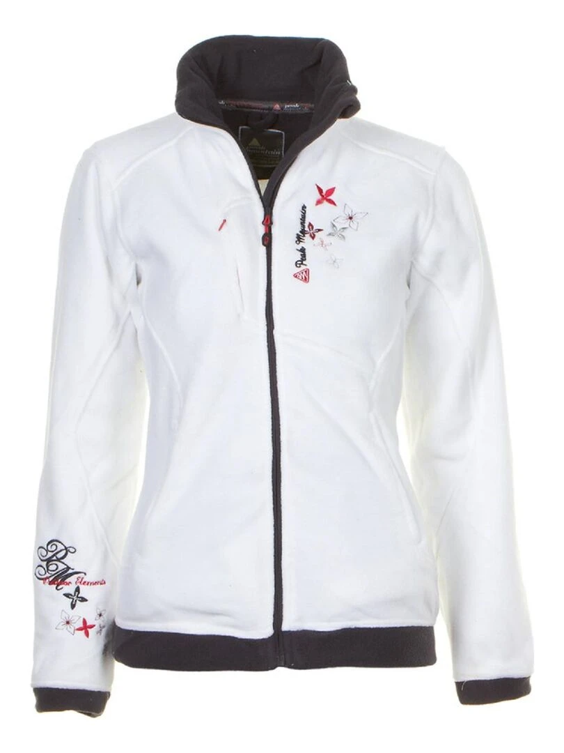 Blouson polaire femme ARIL   Blanc