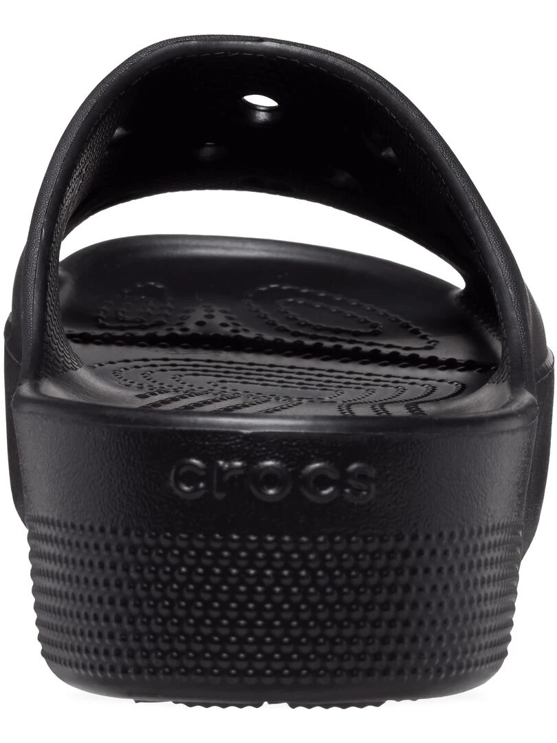 Sandales à Enfiler Crocs Classic Platform Slide   Noir