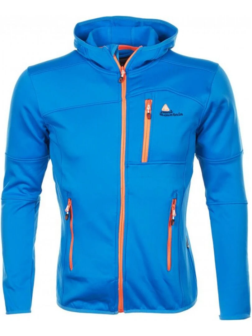 Blouson polar shell homme CAMPUS PEAK MOUNTAIN Bleu