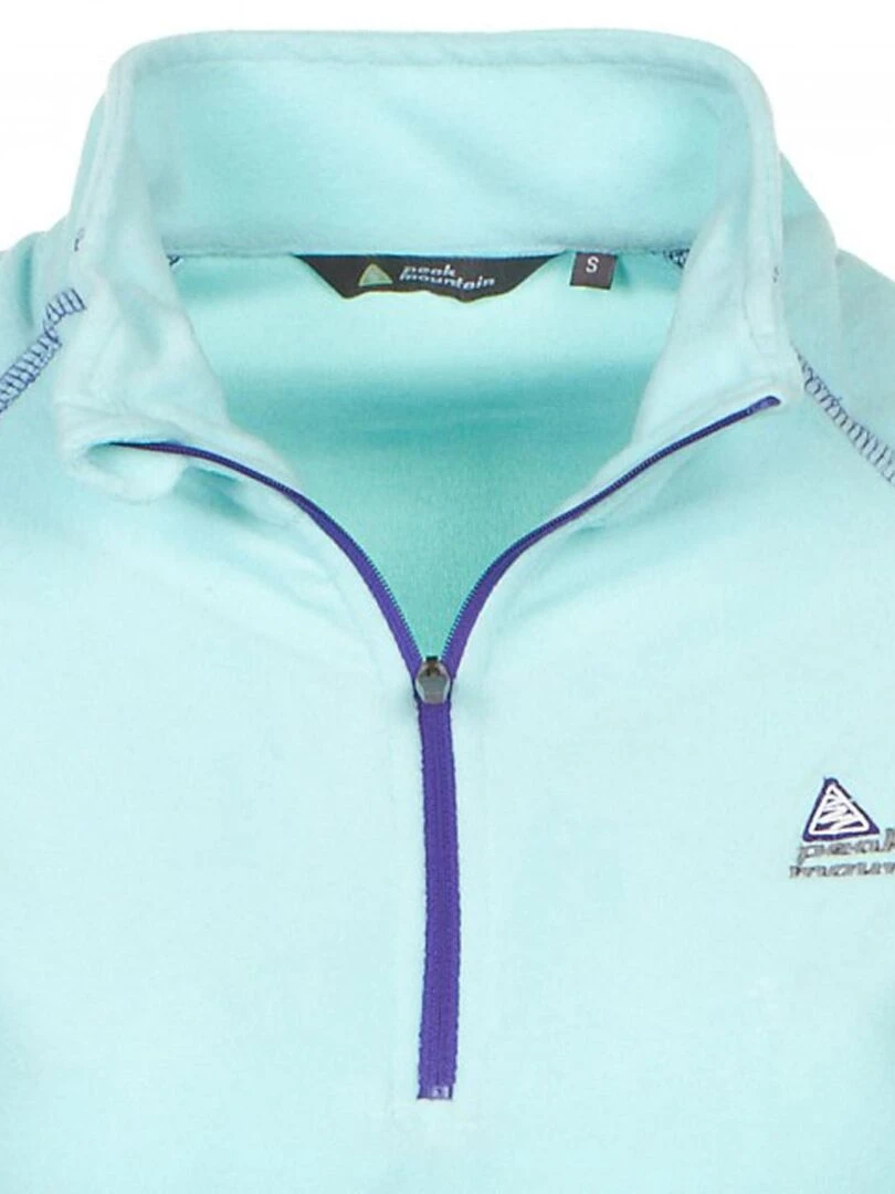 Sweat polaire fille GAFINE   PEAK MOUNTAIN   Bleu turquoise