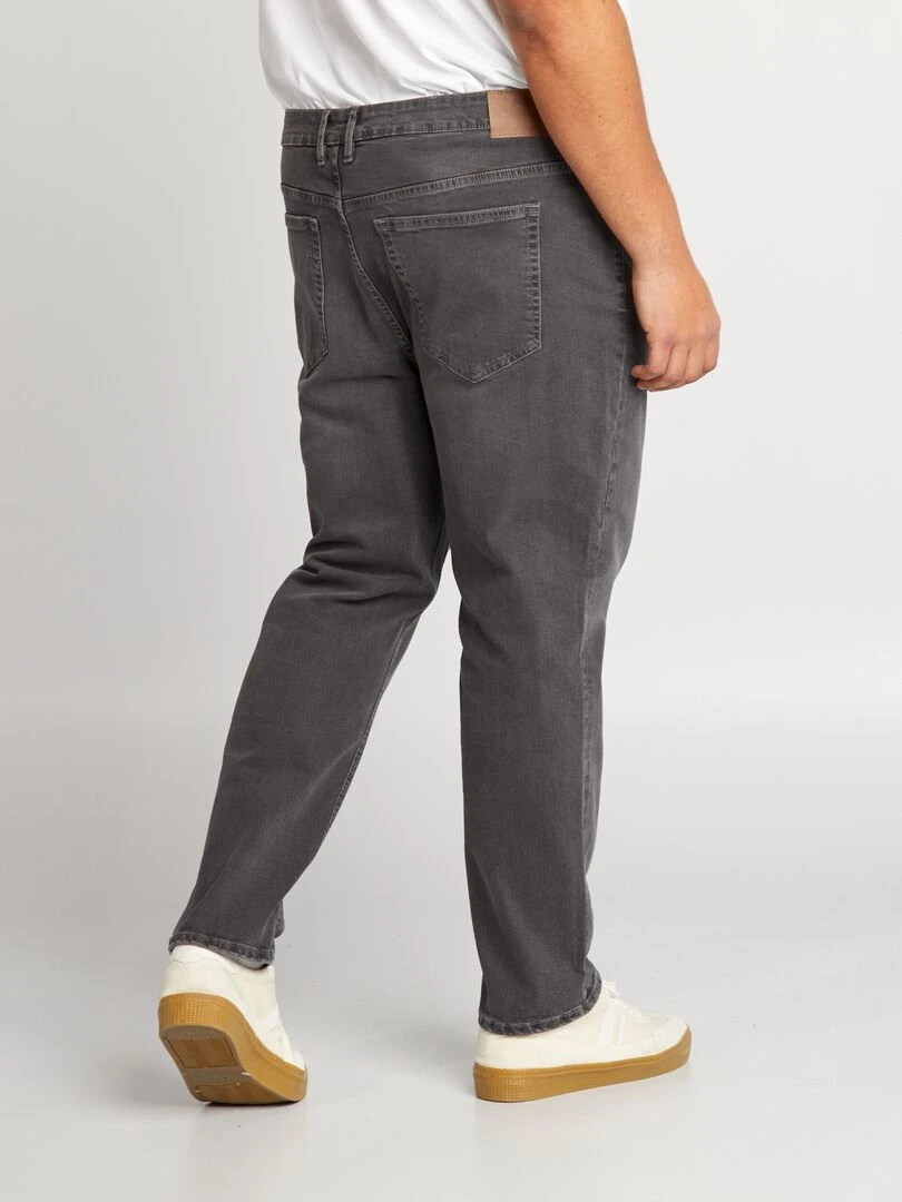 Jean slim à 5 poches   L32   Gris