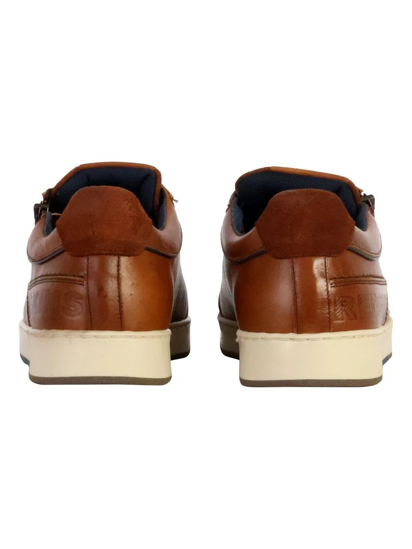 Basket Cuir Redskins Saphir   Marron