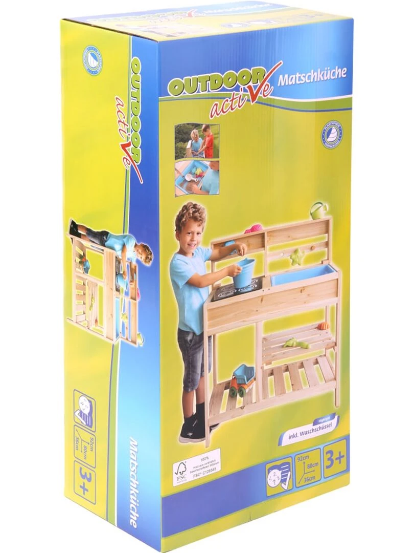 Outdoor Active Cuisine d'exterieur en bois pour enfant   N/A