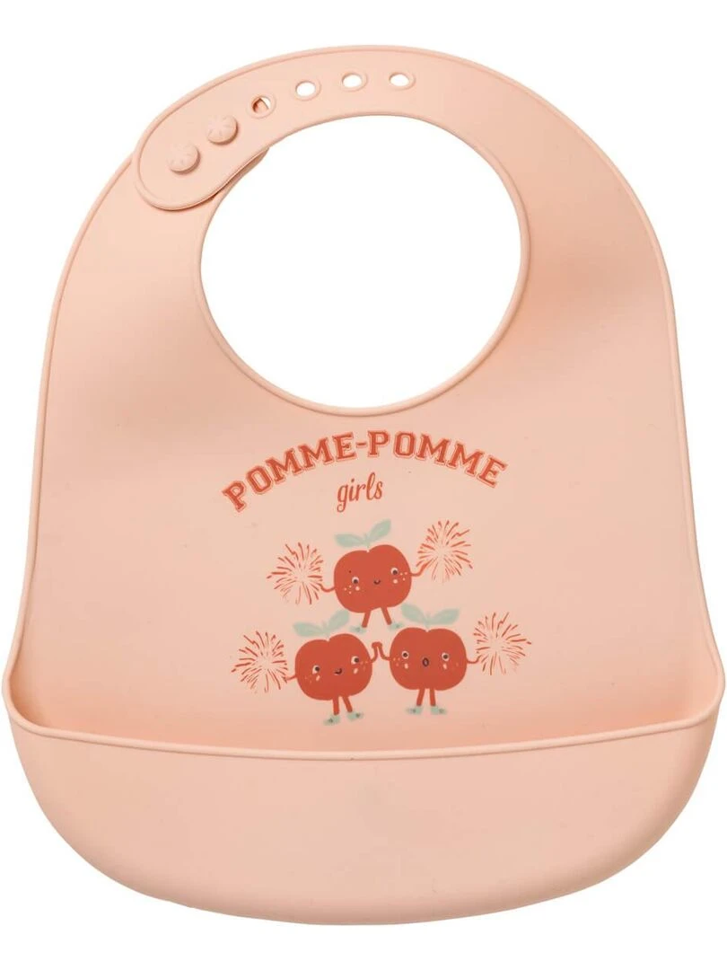 Bavoir à réservoir imperméable 6 mois Rouge tomate