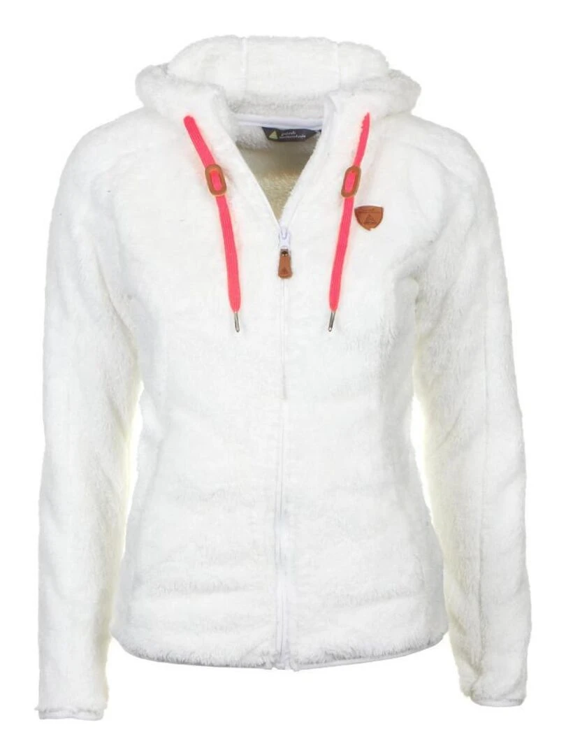Blouson polaire femme ALANE Ecru