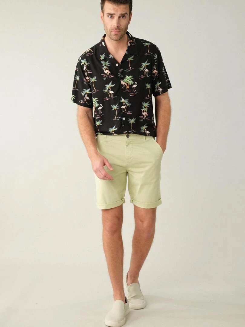 Bermuda pour homme avec poche à l'italienne 'Deeluxe' Vert anis