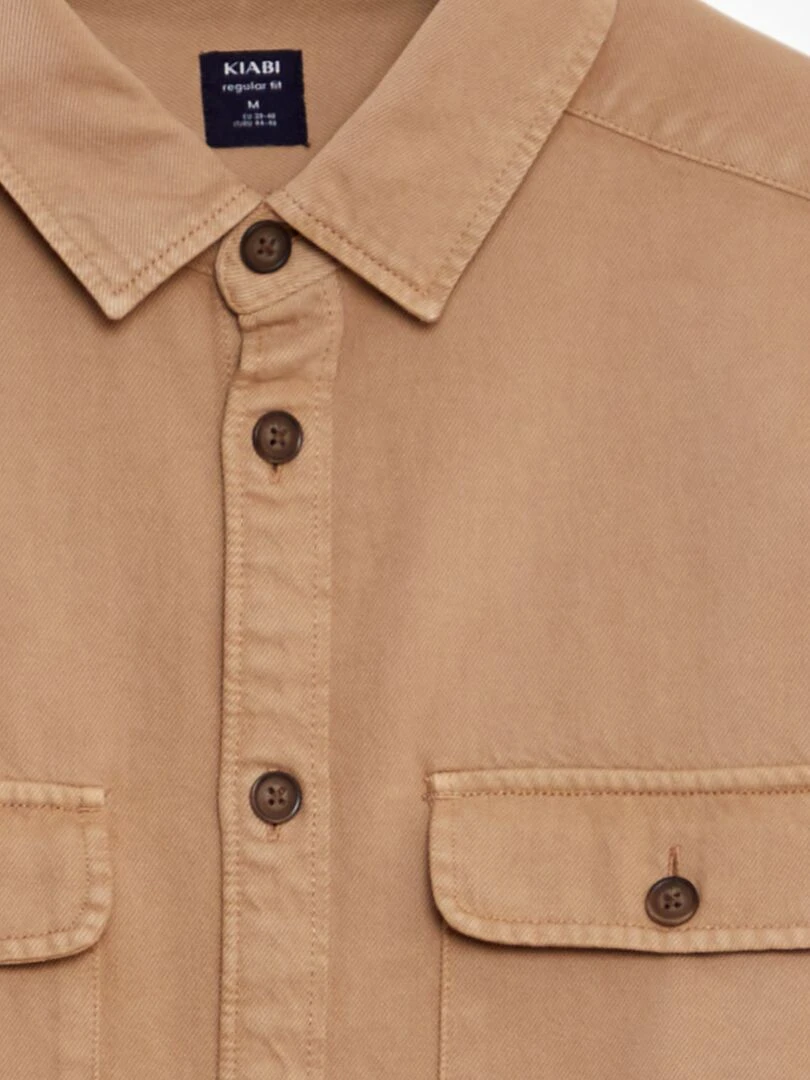 Surchemise jean   Beige