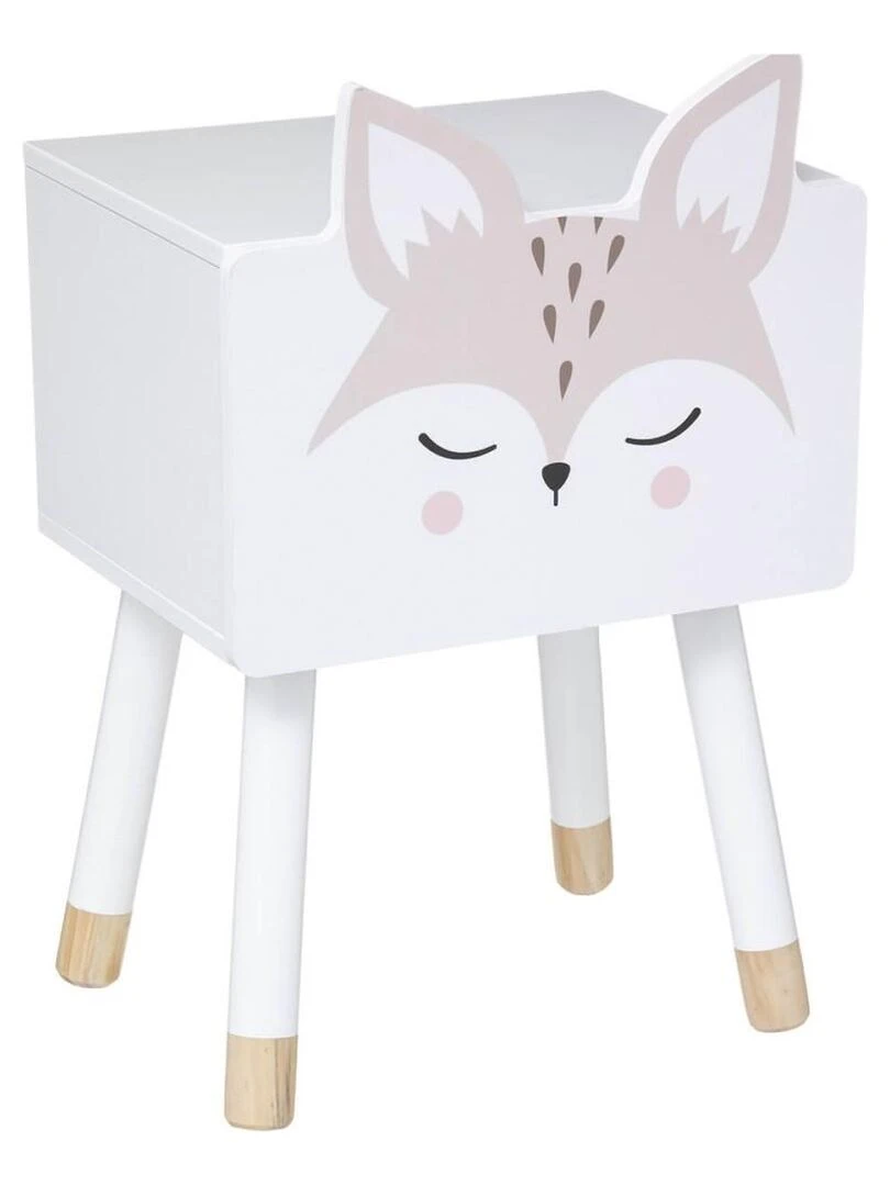 Chevet douceur renard Blanc