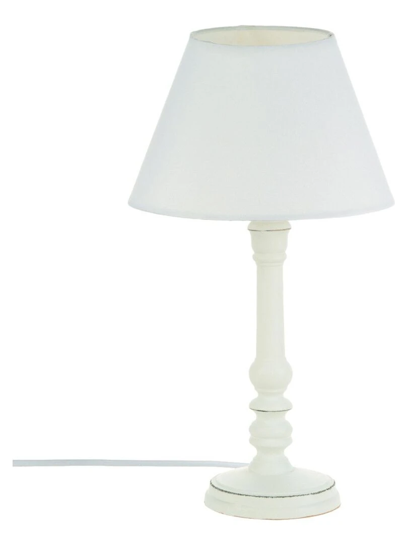 Lampe à poser Leo blanc Blanc