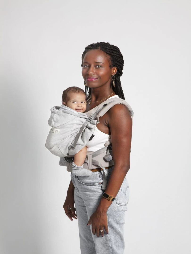 Porte bébé HoodieCarrier 2   Gris Athlétique   Gris