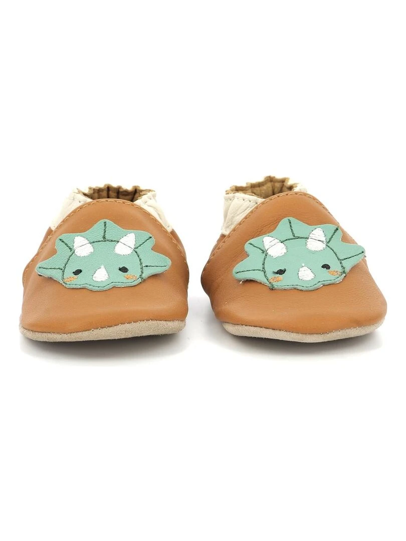 Chaussons Cuir Triceradino   Marron