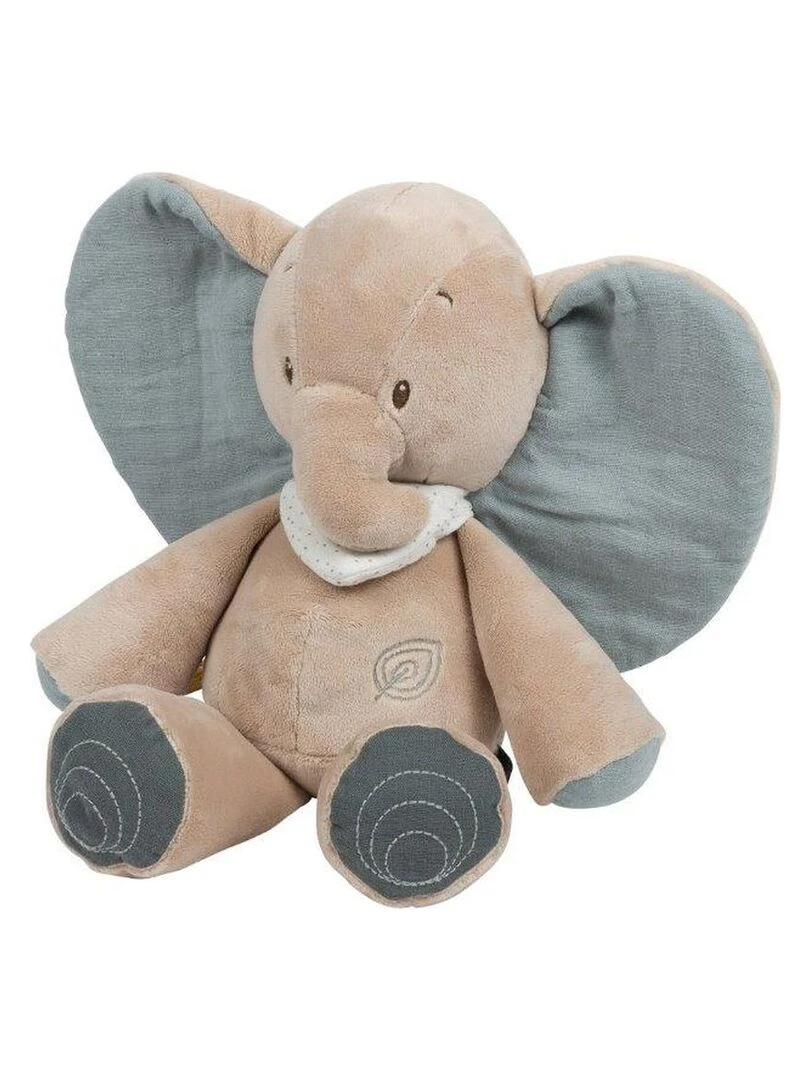 Doudou Nattou Eléphant Axel et Luna 30 cm Vert