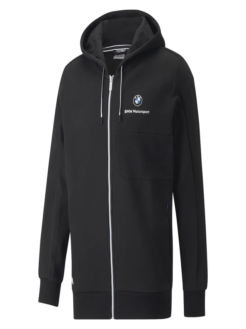 Sweat Zippé à Capuche Puma BMW MMS Noir