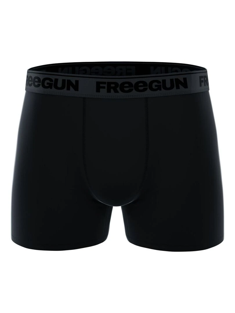 Lot de 3 boxers homme en coton Signature Pablo Freegun   Rouge