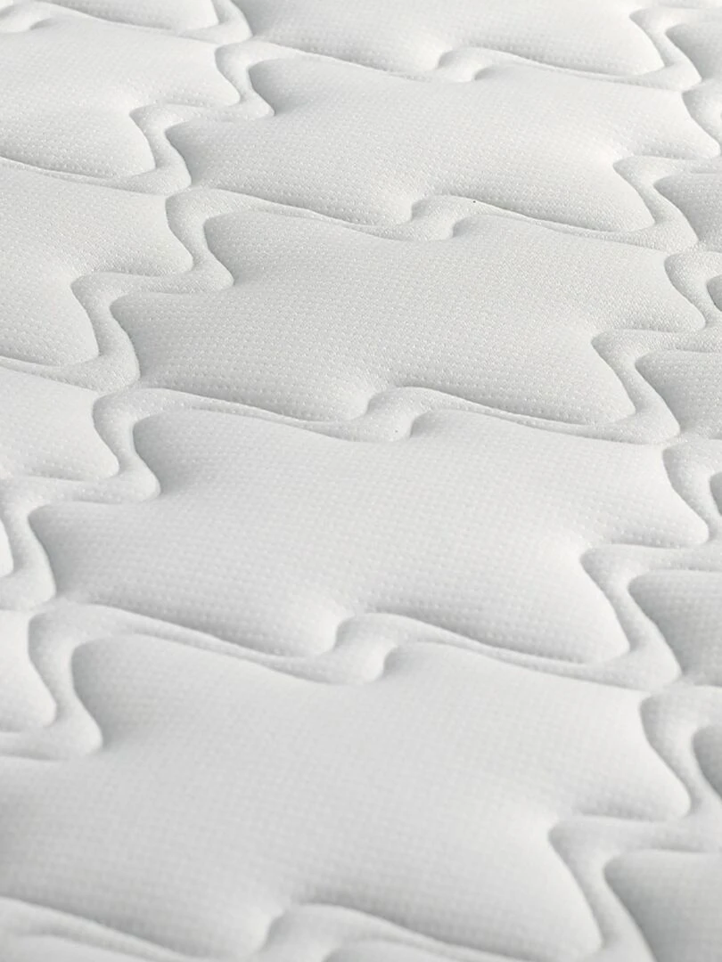 Ensemble Matelas Ressorts COSMOS + Sommier Made in France   Sommier Blanc   Blanc