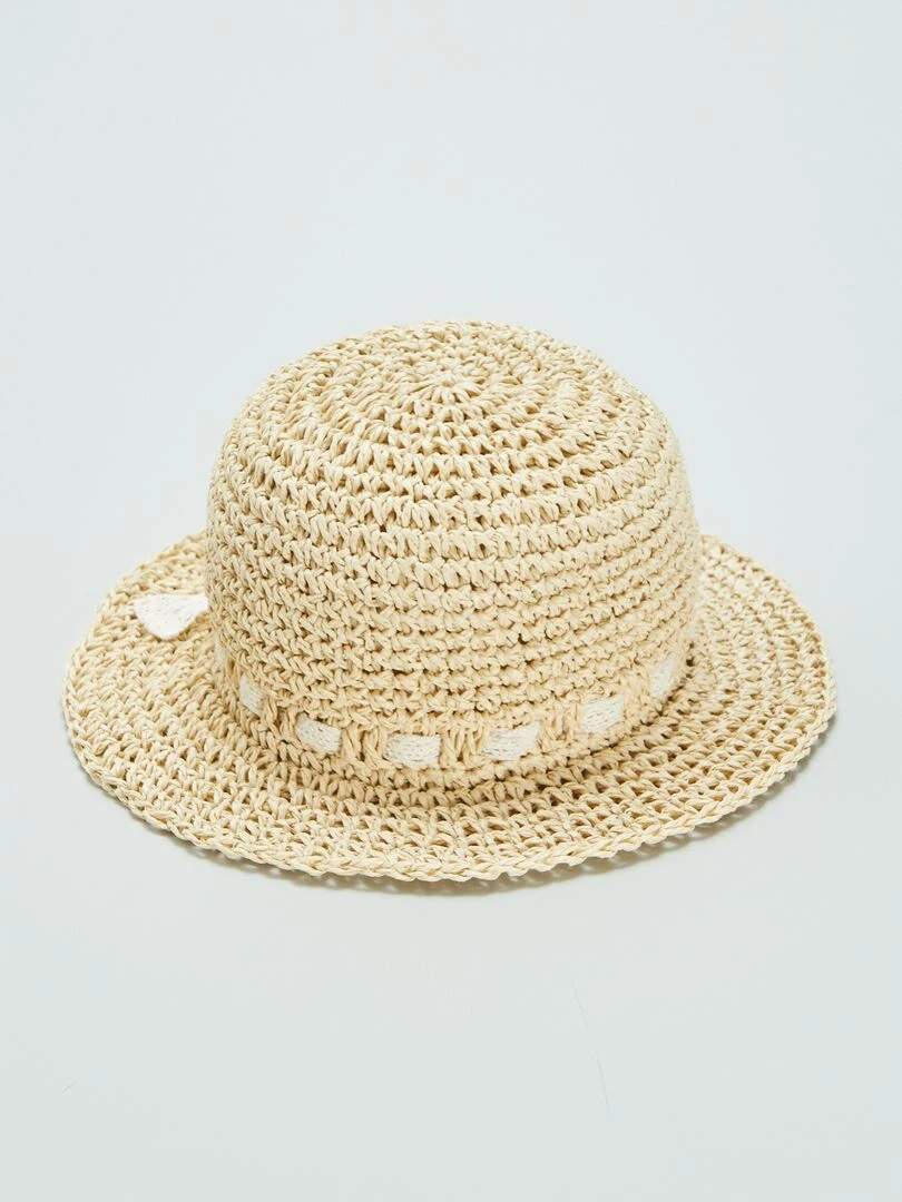 Chapeau cloche Beige