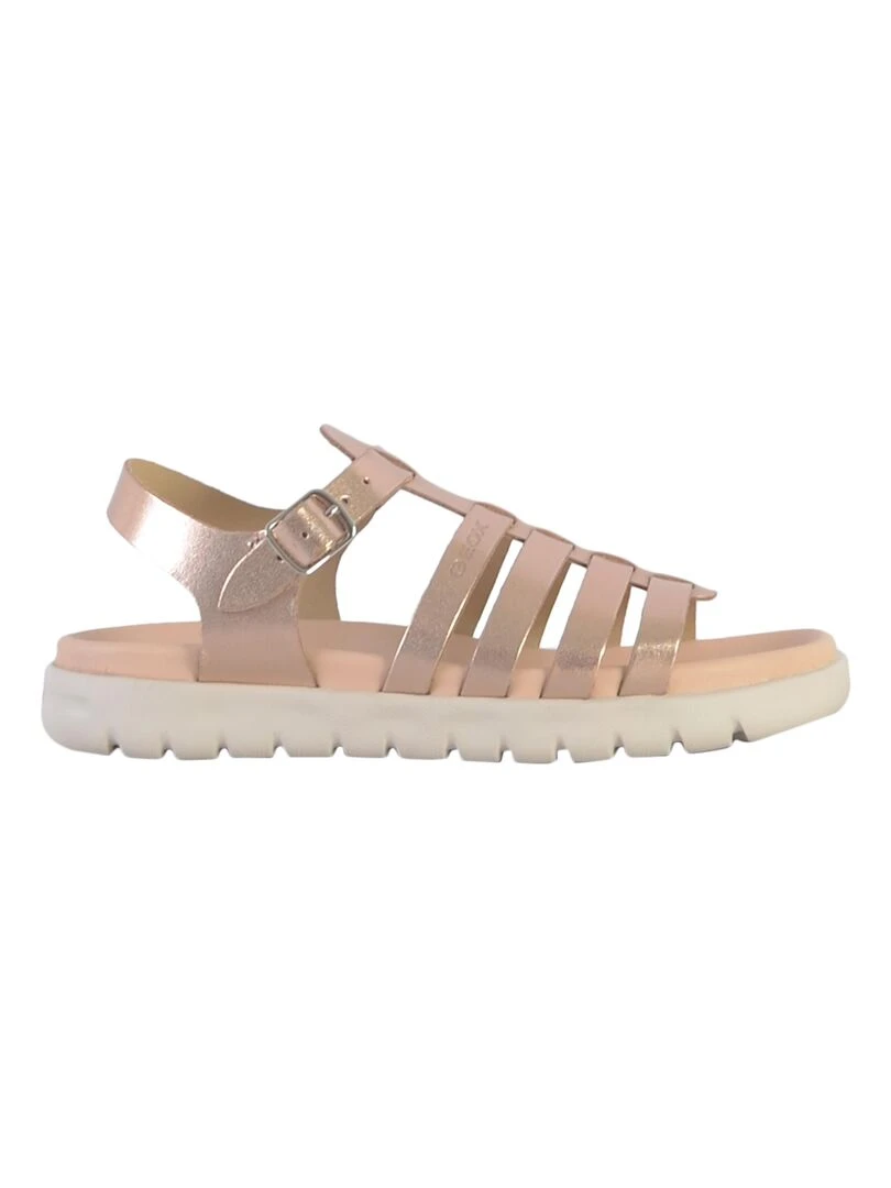 Sandale à Bride Plate Geox Enfant Soleima Beige