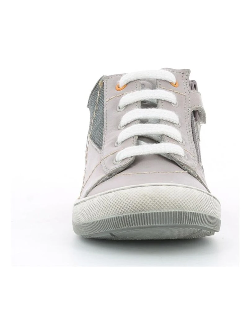 Sneakers hautes Cuir Zlat   Gris