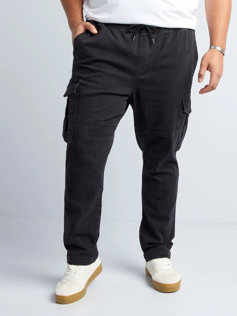 Pantalon stretch   Noir