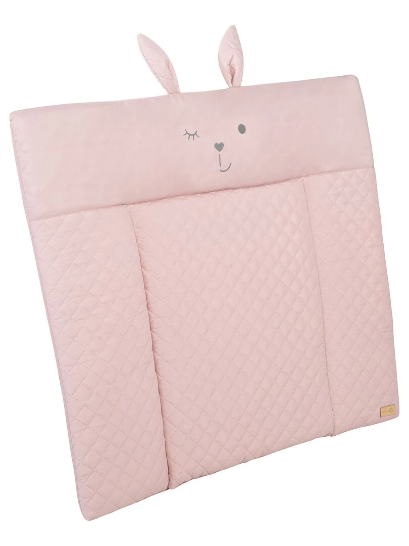 ROBA Matelas À Langer "roba Style" Avec Visage De Lapin 85x75 Rose Rose