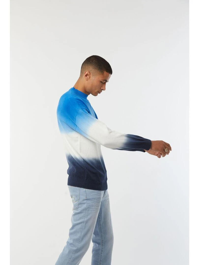 Lee Cooper   Pull manches longues coton loose CLENT   Bleu foncé