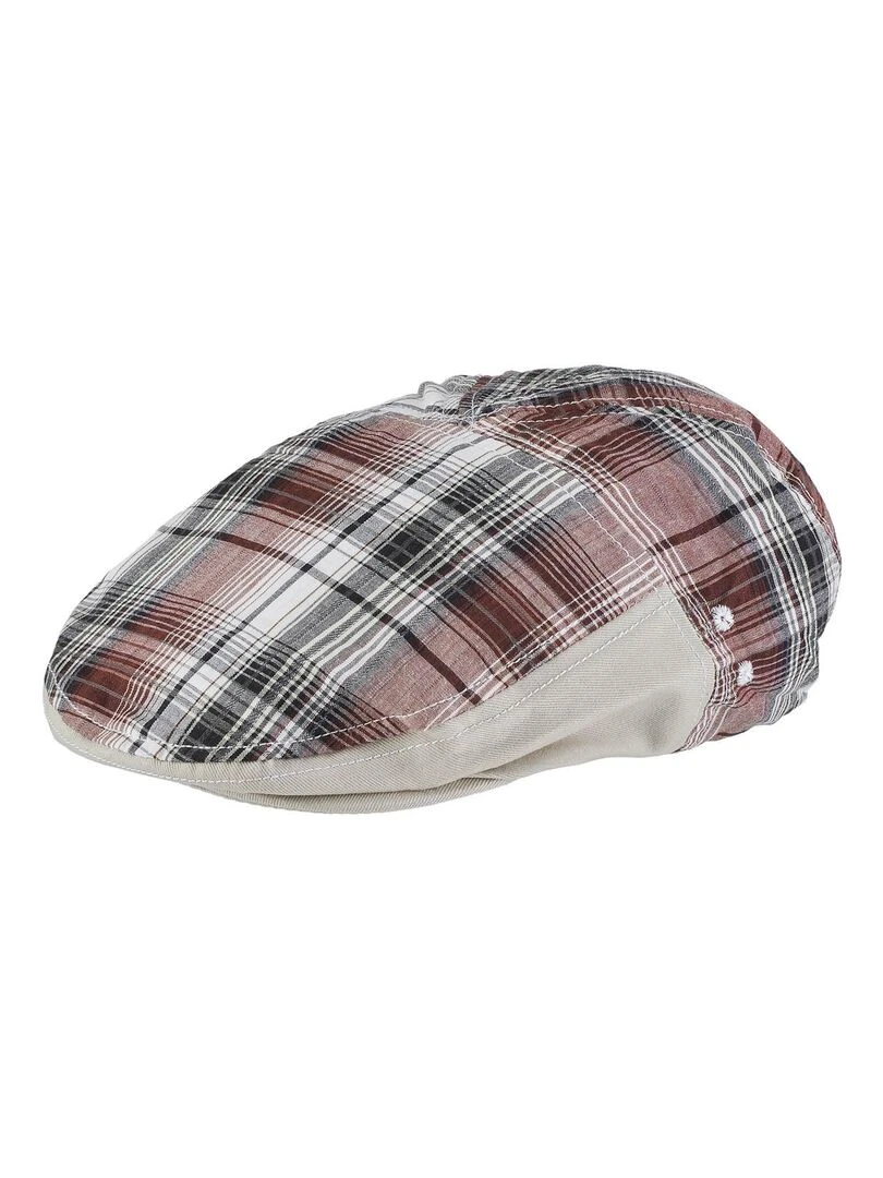 Casquette Plate Coton Colby Bordeaux