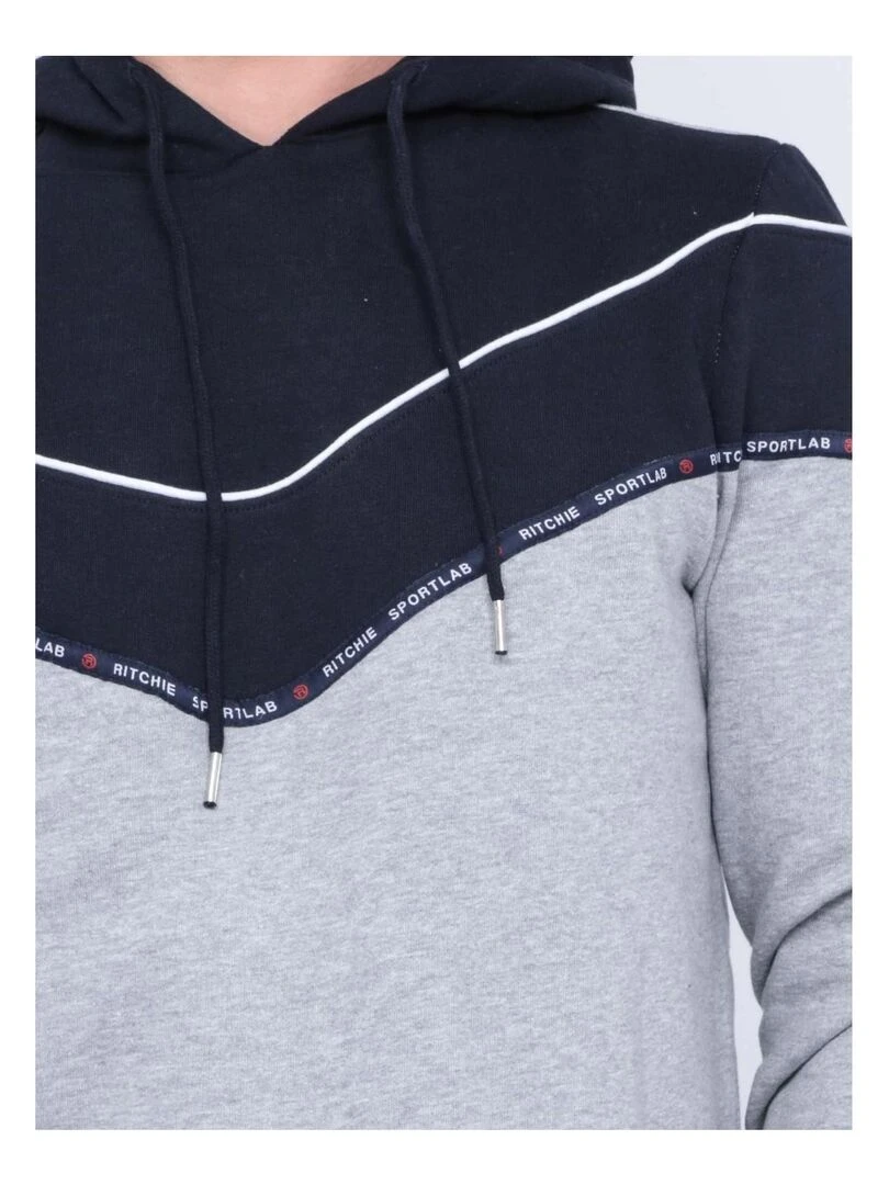 Sweat capuche WEMOTO   Bleu marine