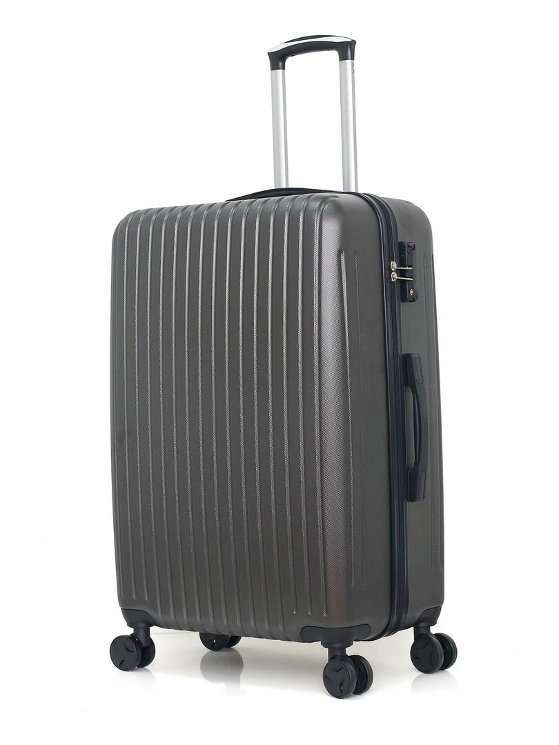 HERO VALISE GRAND FORMAT ABS RILA A 70 CM 4 ROUES Gris foncé