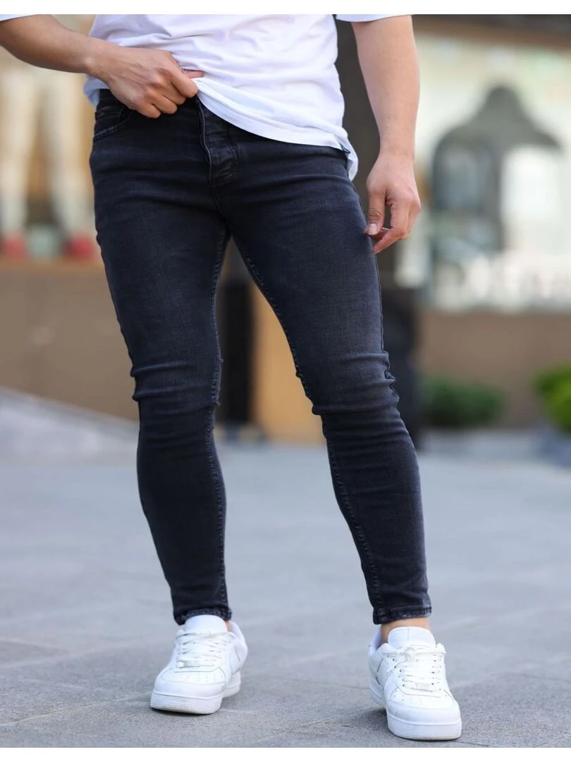 Jean's slim Kebello   Noir Noir