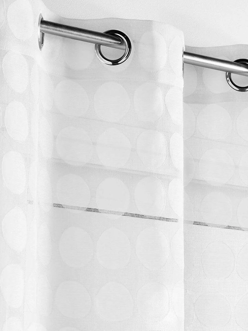 Voilage Rondula   Blanc